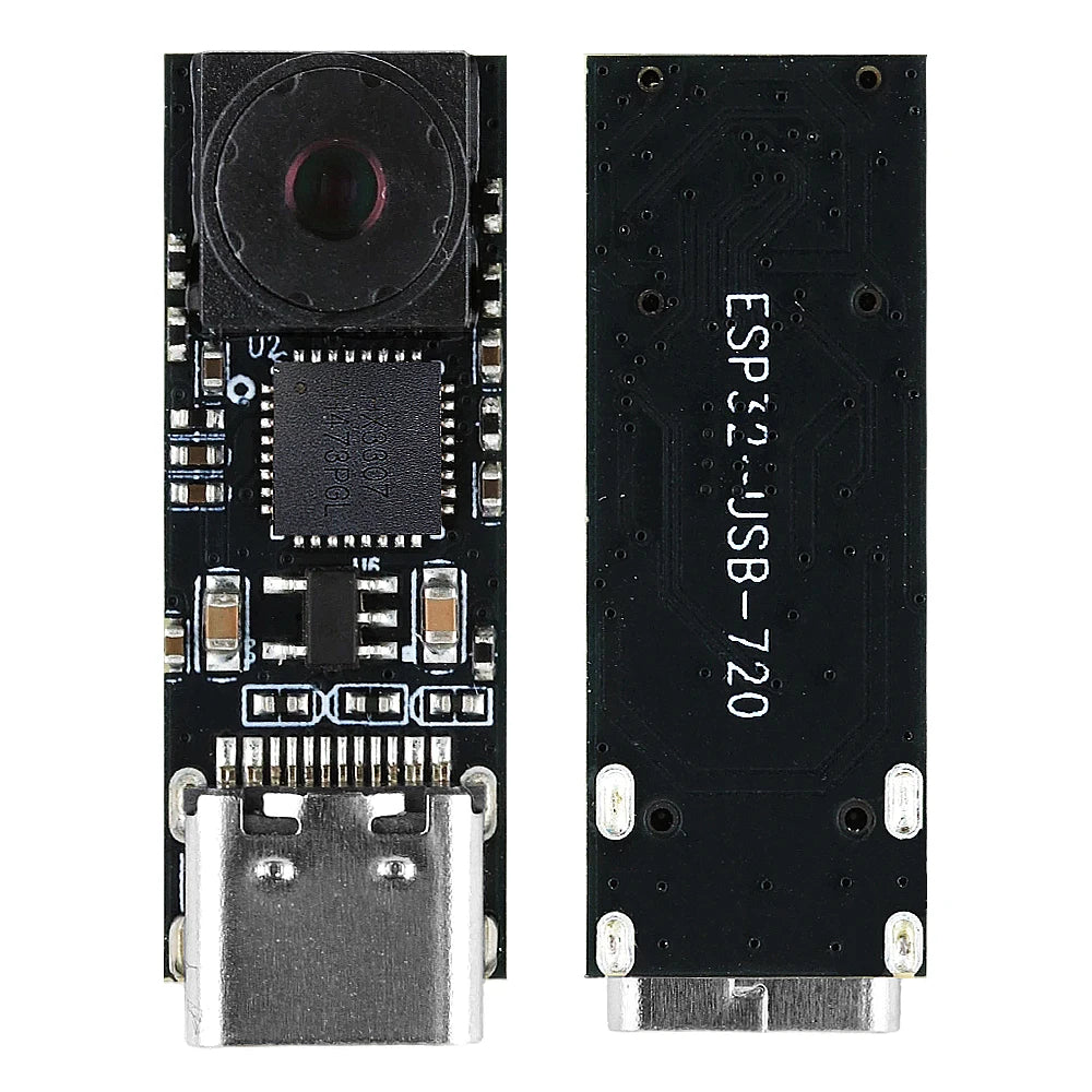 ESP32 CAM Module Type-C Mini USB Camera 720P 1280*720 1MP 65 Degree Lens For ESP32 S3 Dev Board Support Win10 Win11 Android