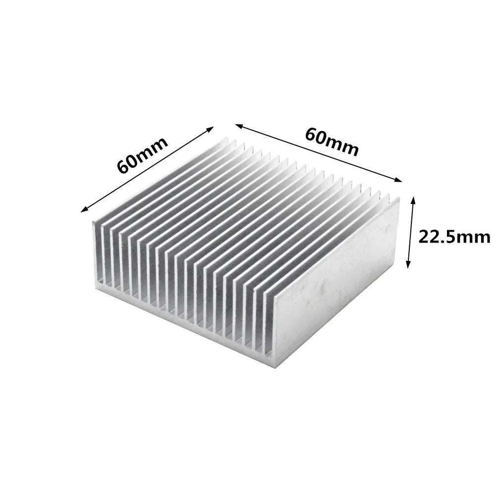 Extruded Aluminum Heatsink Radiator Heat Sink Cooler for Electronic LED Chip Cooling Heat Dissipation