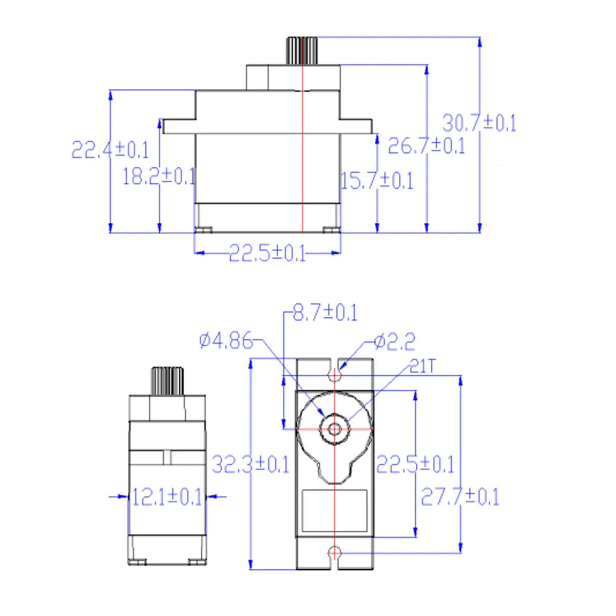 1/2/4/10PCS Feetech FS90MG 2.2KG 9g Digital Servo Metal Gear Micro Servo Motor 4.8-6V 180 Degree for 450 Helicopter Robot RC Car