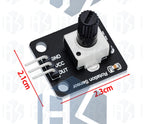 KY‑040 / RV09 / EC11 360° Rotary Encoder Module, Rotary Potentiometer with Knob for Arduino