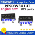 (5-100 pieces)New PESD3V3U1UT silk screen WAP SOT23 3.3V ultra-low capacitance ESD protection diode