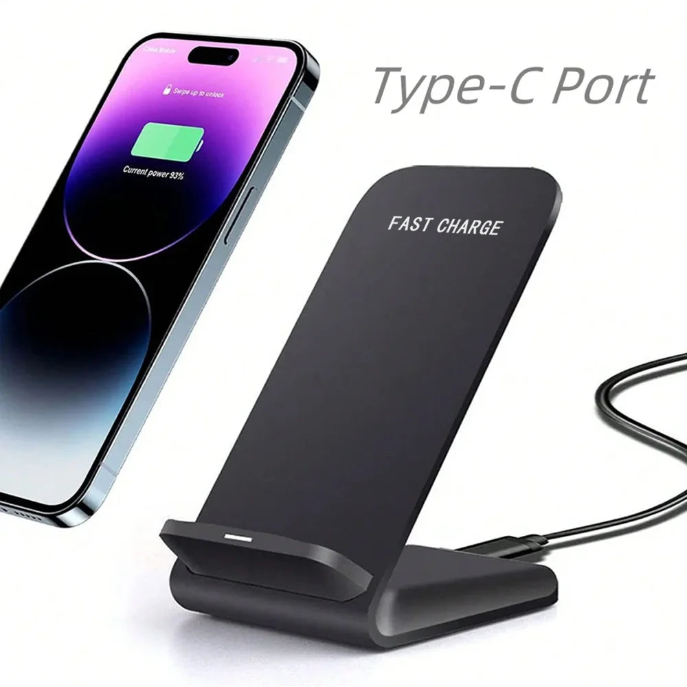 30W Fast Wireless Charger Stand Pad for iPhone 17 16 15 14 13 -11/XR, Samsung Galaxy S25/S26/S21/S20, Xiaomi 17 15 14, Huawei