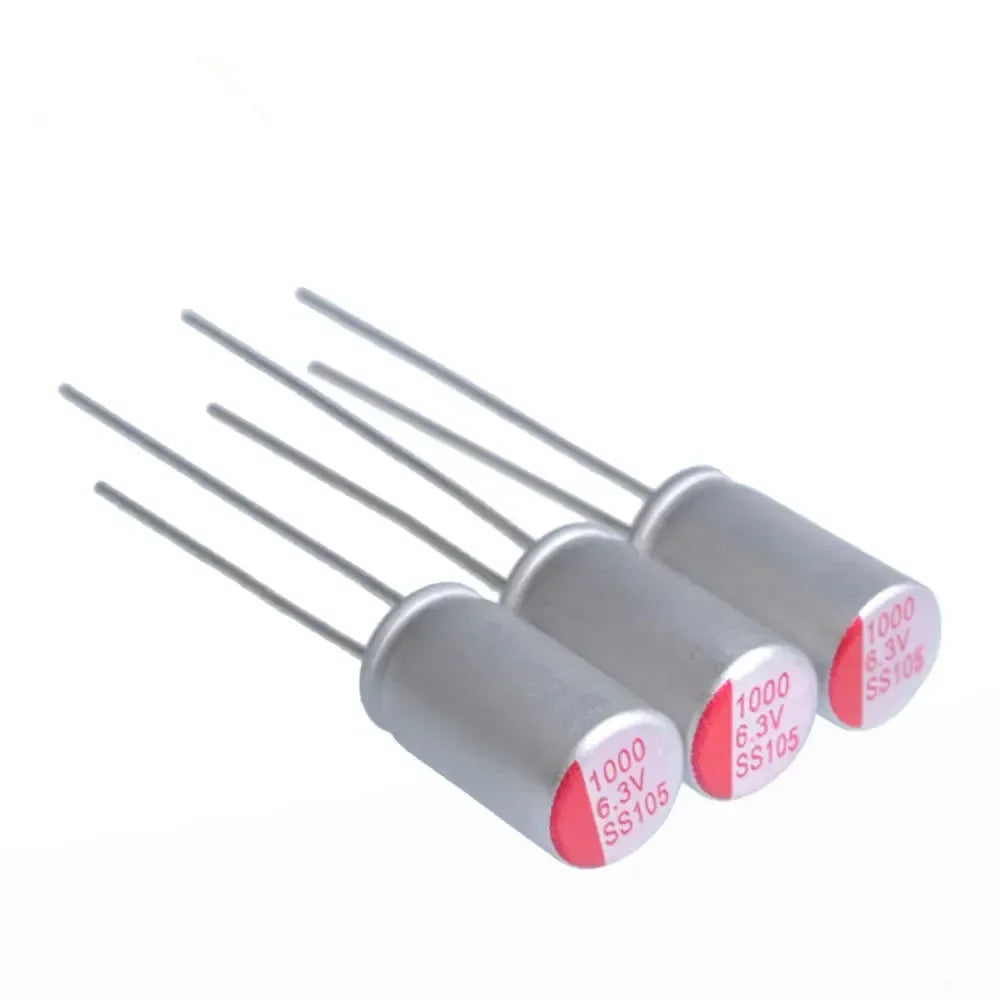 10pcs DIP Solid Electrolytic Capacitor Super Low ESR 6.3V 10V 16V 100UF 150 220 270 330 470 560 680 820 1000UF 1200 1500UF