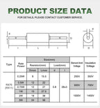 Rx70 High-Precision Sampling Wirewound Fixed Resistor 0.25W 0.5W 1W 2W 3W Plug-In Low-Temperature Drift Standard Resistor 1R to 500R 1K to 100K 100K to 1m 0.01% 0.02%