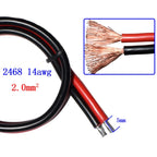 SAE Battery Charger Cable 14AWG-Cigarette Lighter Plug SAE Quick Release Adapter Extension Charging Cable Wiring Harness