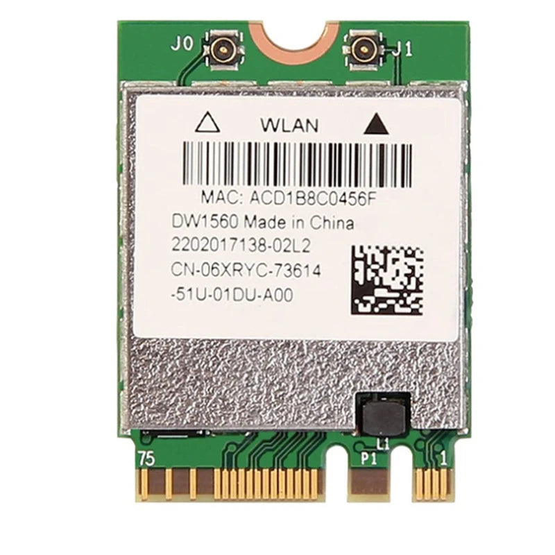 HOT SALE BCM94352Z DW1560 M.2 Wifi Adapter Wireless Card 1200Mbps 802.11Ac 2.4Ghz/5G Bluetooth 4.0 NGFF Card for Mac OS