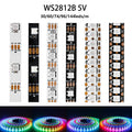 WS2812B DC5V Led Strip light 30/60/74/96/144leds/m Individually Addressable WS2812 Smart 5050RGB Pixels Led Light IP30/65/67