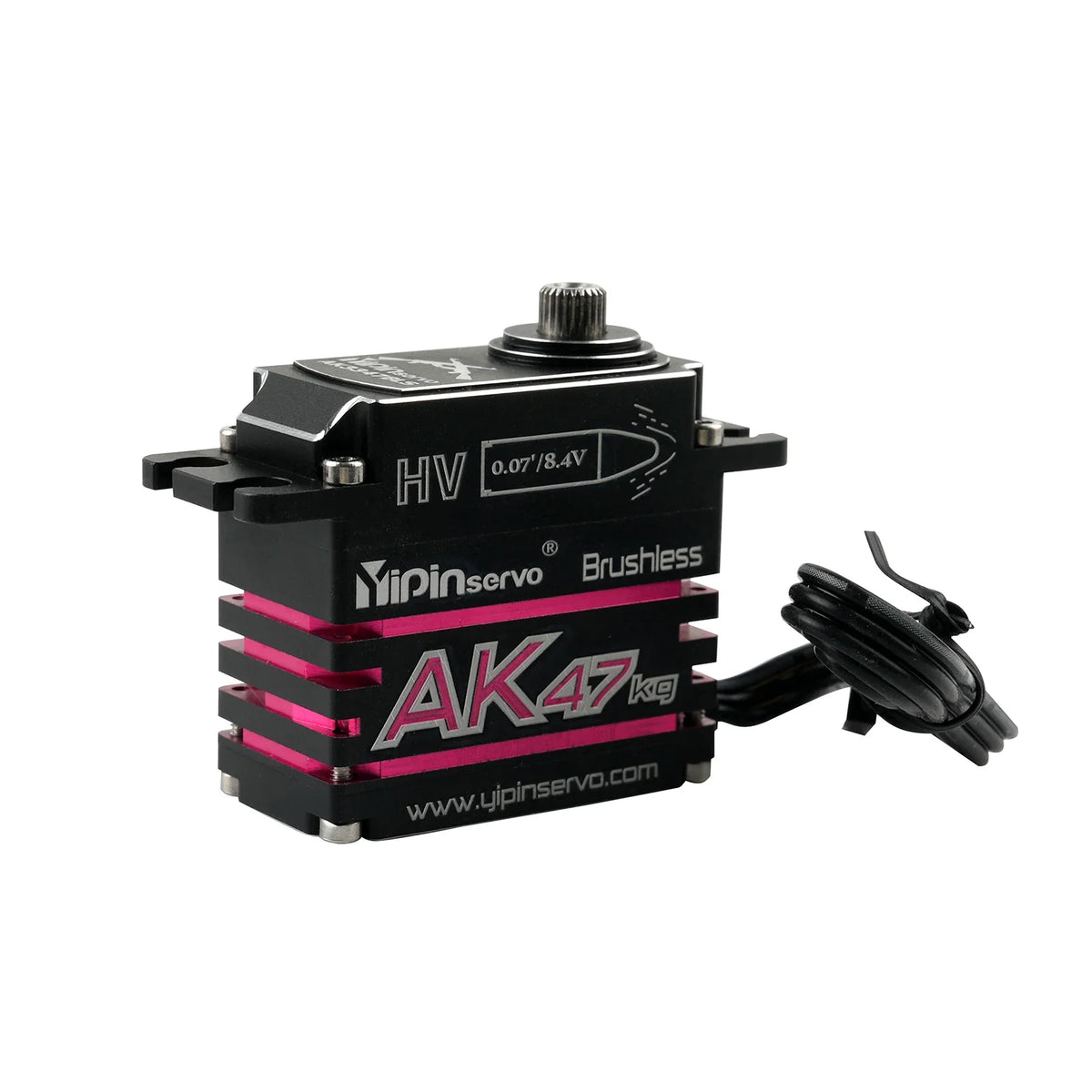 GXservo Waterproof Brushless Servo Metal Stainless Steel Gear 47kg High Torque 0.07sec Motor For Traxxas TRX4 Axial SCX10 RC Car