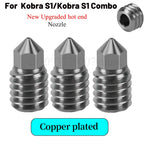 0.25mm All Metal Hotend Upgraded For Kobra S1/S1 Combo New Thermistor and Heater For Kobra S1 Hardened Steel Bimetal Nozzles