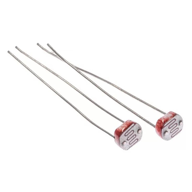 50PCS/lot  LDR Photo Light Sensitive Resistor Photoelectric Photoresistor 5528 GL5528 5537 5506 5516 5539 5549 For Arduino