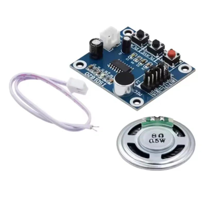 1-10pcs ISD1820 Voice Recording Recorder Module With Mic Sound Audio Loudspeaker Microphones