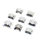 20pcs Micro USB 5 Pin SMT Socket Connector Type B Female Placement DIP SMD USB Charging Adapter Connectors Plug