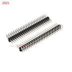 10PCS Double row MALE 2.54MM PITCH Right Angle PIN Header connector 2*2/3/4/5/6/7/8/9/10/16/20/40 PIN/P 2x/3/4/5/6/8/10/16/20/40