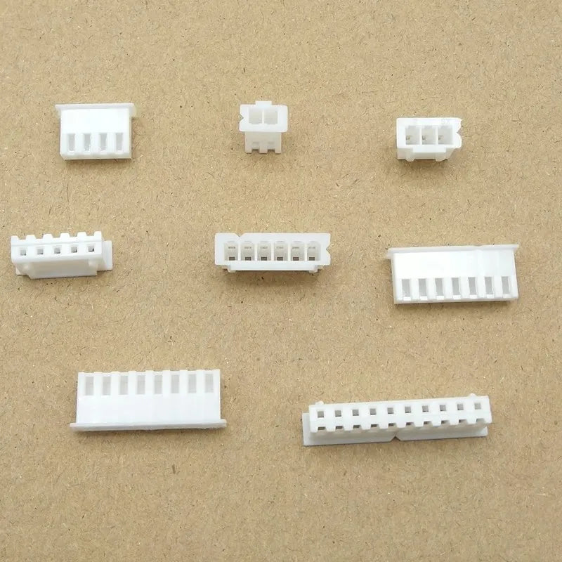 50pcs XH2.54mm-Y 2P/3P/4P/5P/6P/7P/8P/9P/10P-15P 2.54mm Wire Plastic Case Connector Housing