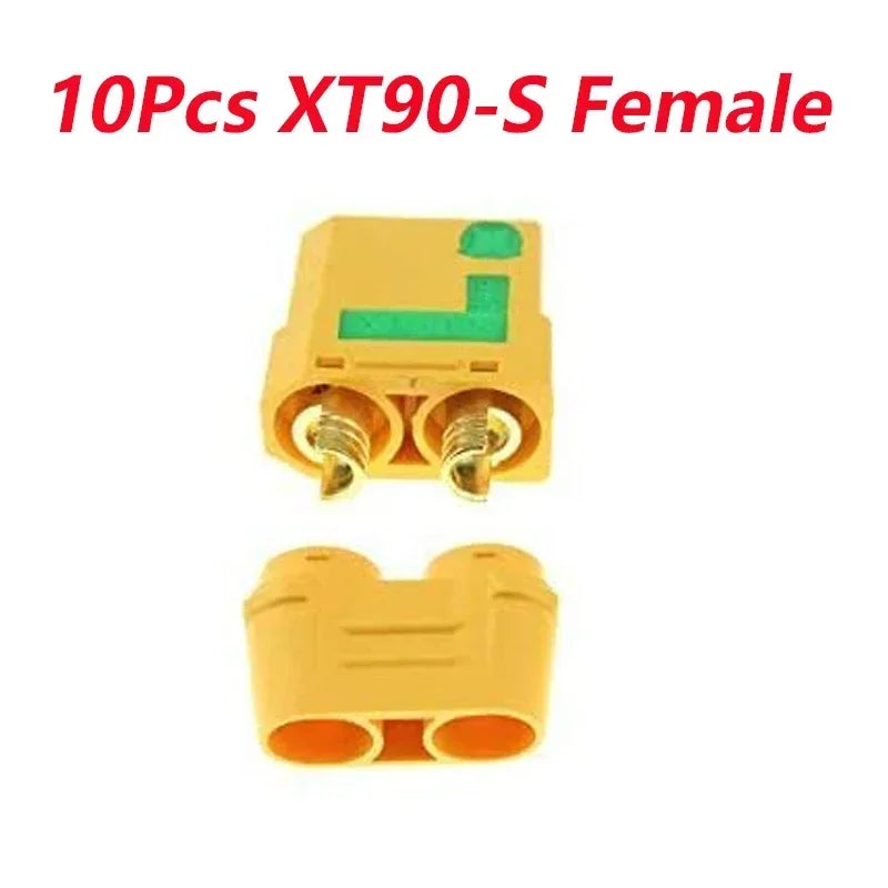 10 Pairs Amass  XT90S XT90-S XT90 Connector Anti-Spark Male Female Connector for Battery, ESC and Charger Lead