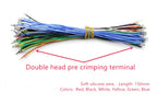 Mini JST MX 1.25mm Pitch Connector Kit 2-10 Pin Female Housing with Pre-Crimped 28AWG Silicone Wire Cable