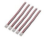 JST XH 2.54mm Pitch 1S 2 Pin Balance Plug Conenctor XH 2.54 Female Plugs With 22AWG Silicone Wire Cables For RC Lipo Battery