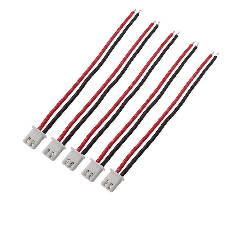 JST XH 2.54mm Pitch 1S 2 Pin Balance Plug Conenctor XH 2.54 Female Plugs With 22AWG Silicone Wire Cables For RC Lipo Battery