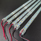 Factory Wholesale DC12V 10cm 20cm 50cm SMD 5730 5630 LED Hard Rigid Strip Bar Light Aluminium Shell +PC Cover LED Bar Light