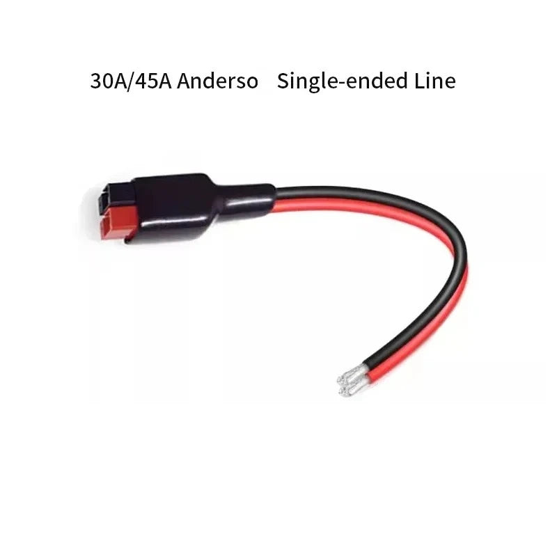 12AWG 30A Plug Connector Cable Solar Male to Female Connection Cord Outdoor Energy Storage Electric Vehicles Power Adapter