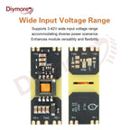 JW3510 Isolated Power Module DC-DC Converter 3-42V Input To 5/12V Output Buck-Boost Module