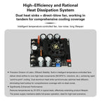 900W 30A /1500W 50A High Current Boost Power Module Dual Inductor Full Power Low Ripple Step-Up Moule for Audio Amplifiers