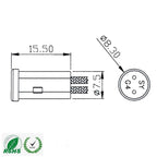 20pcs G4 50cm Long Wire CFL LED Halogen High Temperature Resistant 250degree 12-48V Light Lamp Base Holder Socket