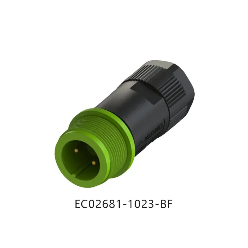 10pcs Exceedconn EC Industrial Aviation Circular 2 Core M20 2Pin Electrical Connector Waterproof  10A 15A Docking Cable Adapter
