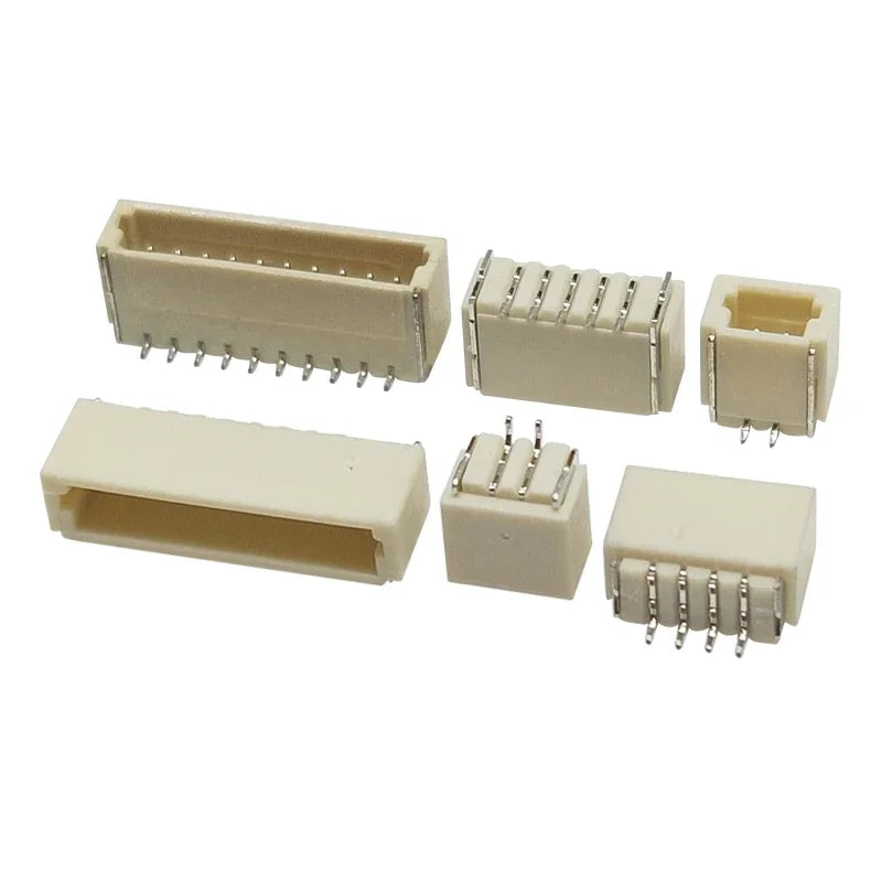 50Pcs JST SH1.0 1.0mm Pitch Male / Female Housing Connector 2P 3P 4P 5P 6P 7P 8P 9P 10Pin Vertical/Horizontal Type Socket Shell