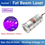 Red Green Blue Fat Beam Laser Module Diode for Halloween Haunted House Escape Room KTV Bar Ball