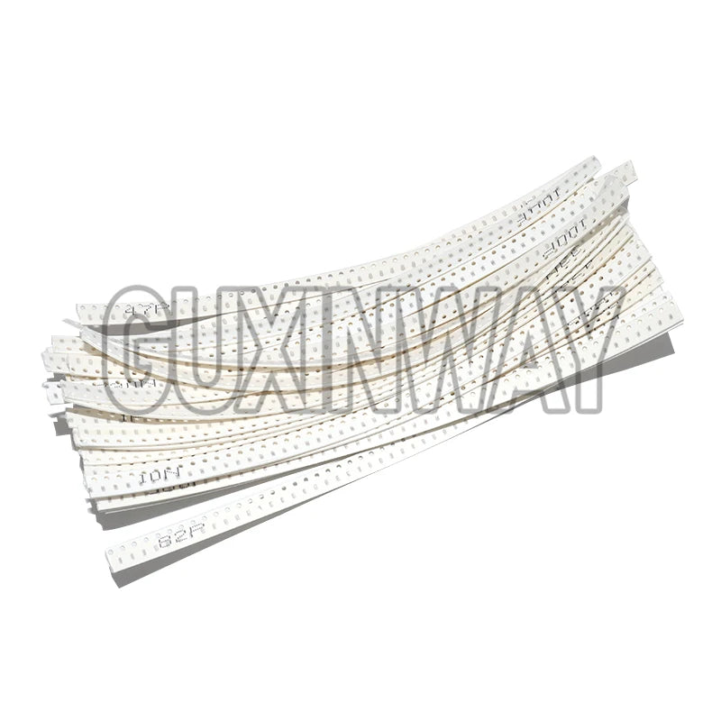 2500pcs 0402 0603 0805 SMD Ceramic Capacitor Assorted Kit 50Values 1pF - 10uF 100PF 10NF 100NF 0.47UF 1UF Chip Capacitance Set