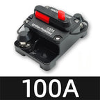 20A to 300A 12V-48V Circuit Breaker Power Protect Fuse Trolling with Manual Reset Waterproof Car Boat Manual 30A 80A 100A 300A