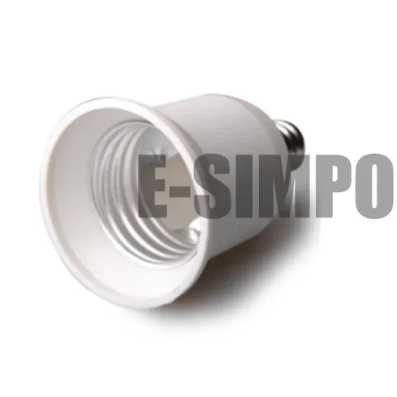 6pcs E12 to E26 Adapter Chandelier Light Socket Candelabra US CA E12 to Edsison Medium E26/E27 Bulb Base Lampholder Converter