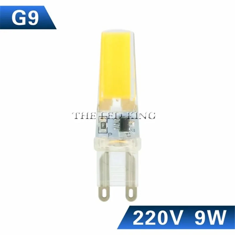 1pcs/lot Lowest Price G4 LED Bulb Lamp SMD COB AC DC 12V 220V 3W 7W 10W 12W Dimmable 12v Led G9 360 Degree Crystal Light