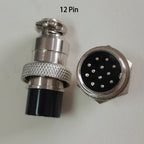 1 Set GX20 15x43mm 19mm M19 2 3 4 5 6 7 8 9 10 12 Pin Male Female Docking Aviation Plug Waterproof Circular GX Aviator Connector