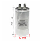 CBB65 full-automatic washing machine start capacitance 450V 8.5UF 10UF 12UF 13UF 15UF 16UF Single insert