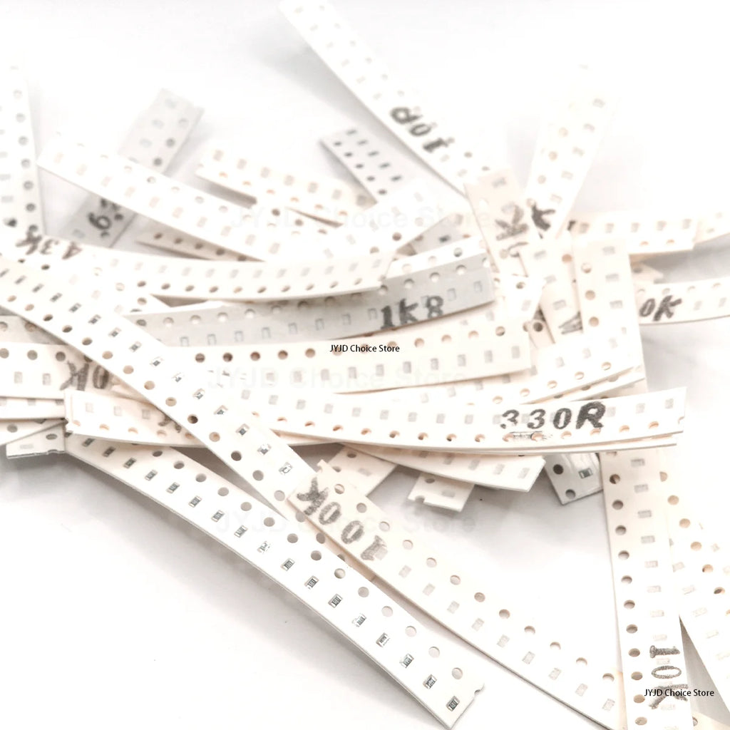 660PCS SMD Resistor Assorted Kit 0603 0805 1206 1% Resistance 1 Ohm to 1M Ohm Chip Resistors for Electronics DIY