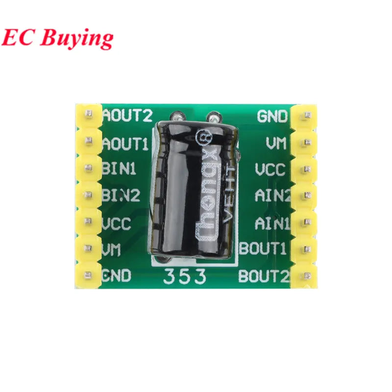 1Pc-10Pcs A4950 TB6612 AT8236 Dual CH Motor Drive Module Super L298N DC Brushed Forward Reverse PWM Stepless Speed Control Board