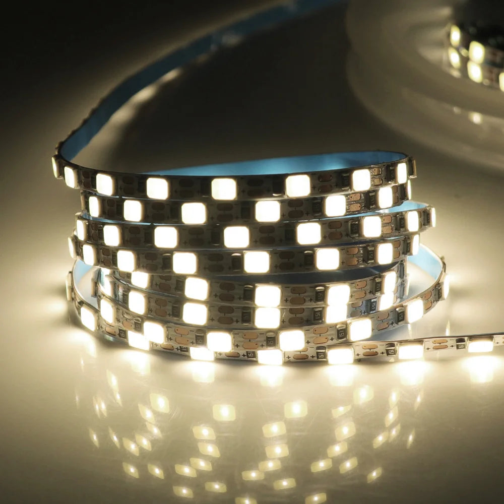 5V 2835 LED Strip Light Ultra Thin 3mm 5mm PCB 1 LED Cut 2835 120LEDs/m 8mm Flexible Tape IP21 Not Waterproof Warm Natural White
