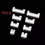 50/100PCS JST PH2.0mm Wire Connector Male Housing 2mm Pitch 2/3/4/5/6Pin 2.0mm Male Plug Plastic Shell Pin Header