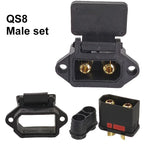 QS8-S Power Charging Plug XT90 Male Female Diamond Shell XT90S Anti-fire Electric Vehicle Lithium Battery Modification Interface
