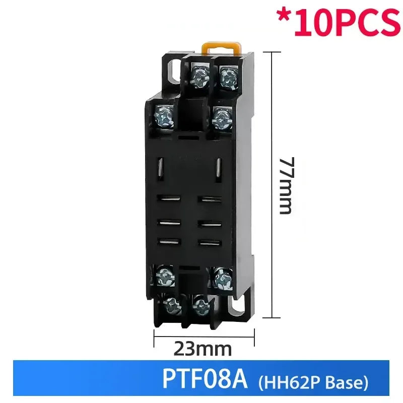 10PCS Miniature Control Relays Small Intermediate Relay AC 12V DC 24V AC220 HH52P HH53P HH54P HH62P HH63P HH64P MY2P MY2NJ