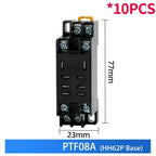 10PCS Miniature Control Relays Small Intermediate Relay AC 12V DC 24V AC220 HH52P HH53P HH54P HH62P HH63P HH64P MY2P MY2NJ