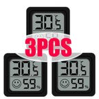 1/3/4/6 PCS Mini LCD Digital Thermometer Hygrometer Indoor Room Temperature Humidity Meter Sensor Gauge Weather Station Set
