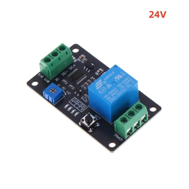 Self Locking Delay Timer Relay Adjustable Time Switch Module Accurate On Off Control for Industrial Automation Home Appliance