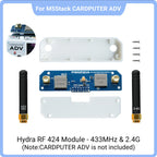 M5Stack Cardputer ADV RF Module CC1101 433MHz & NRF24 2.4G Dual Chip, Enhanced Antenna, Auto Switching Hydra RF 424 PINGEQUA