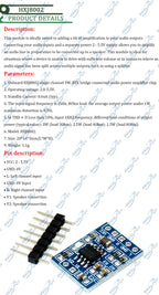 Super Mini HXJ8002 Audio Power Amplifier Board Mono Channel Voice low noise Amplifiers Module 2.0-5.5V Replace PAM8403