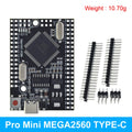 TZT Mega2560 ATMEGA16U2 / Pro Mini MEGA 2560 Mega+WiFi R3 ATmega2560 CH340G For Arduino Mega R3 Development Board ESP8266