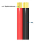 Cable Single-ended Cable SAE Extension Stable Current Solar Panel Connectors Battery Connector Package Includes