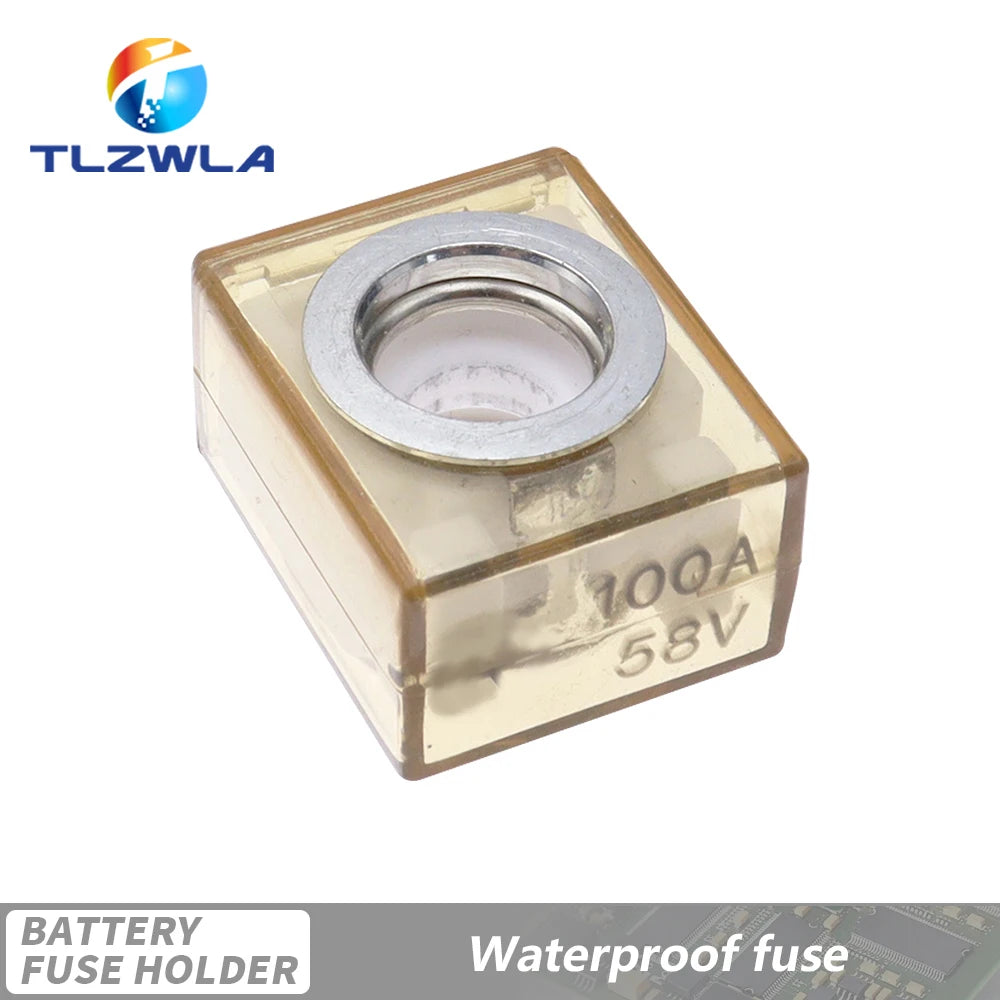 30A-300A Battery Terminal Mount MRBF Waterproof Fuse Block Kit 58V Stud 5/16" Marine Rated Battery Fuse for Boat Truck